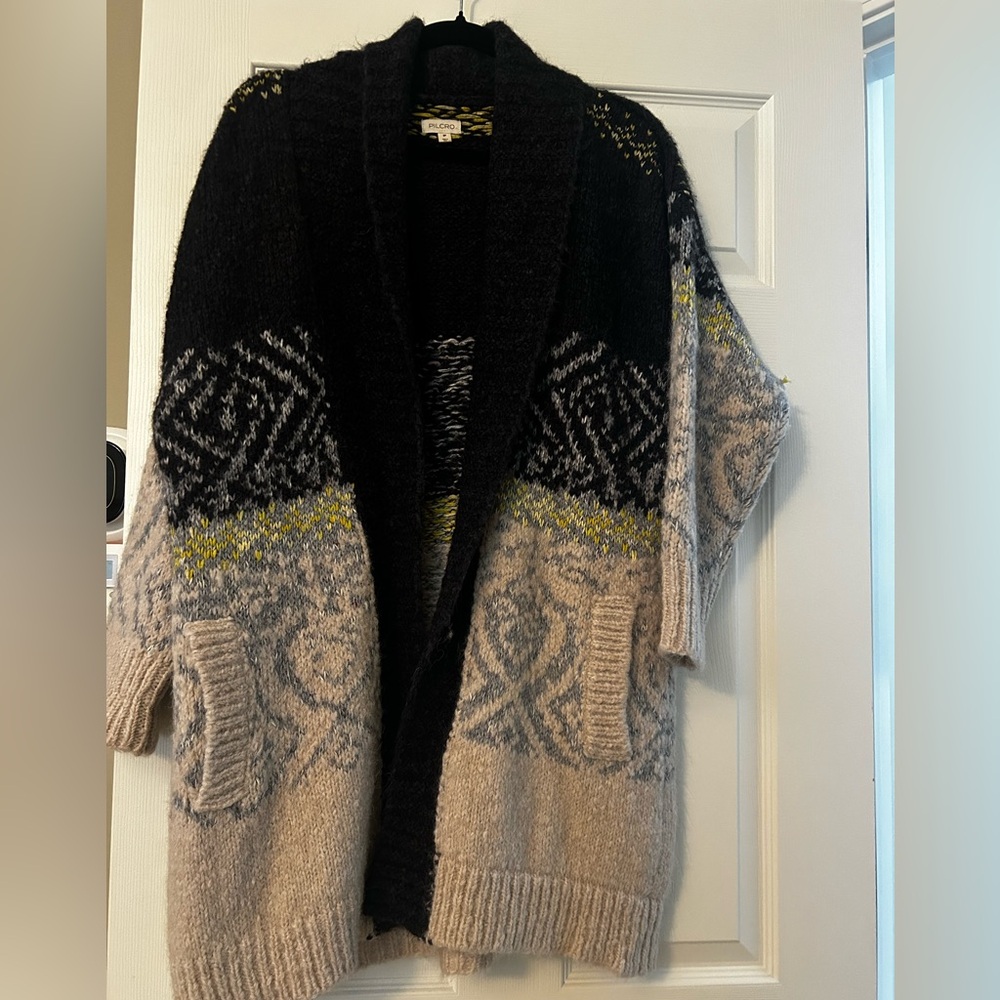 Pilcro Fairisle Open-Front
Cardigan Sweater
